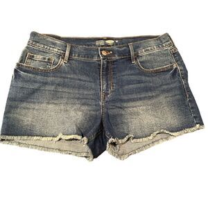 Old Navy Semi Fitted Cut Off Jean Shorts Size 10